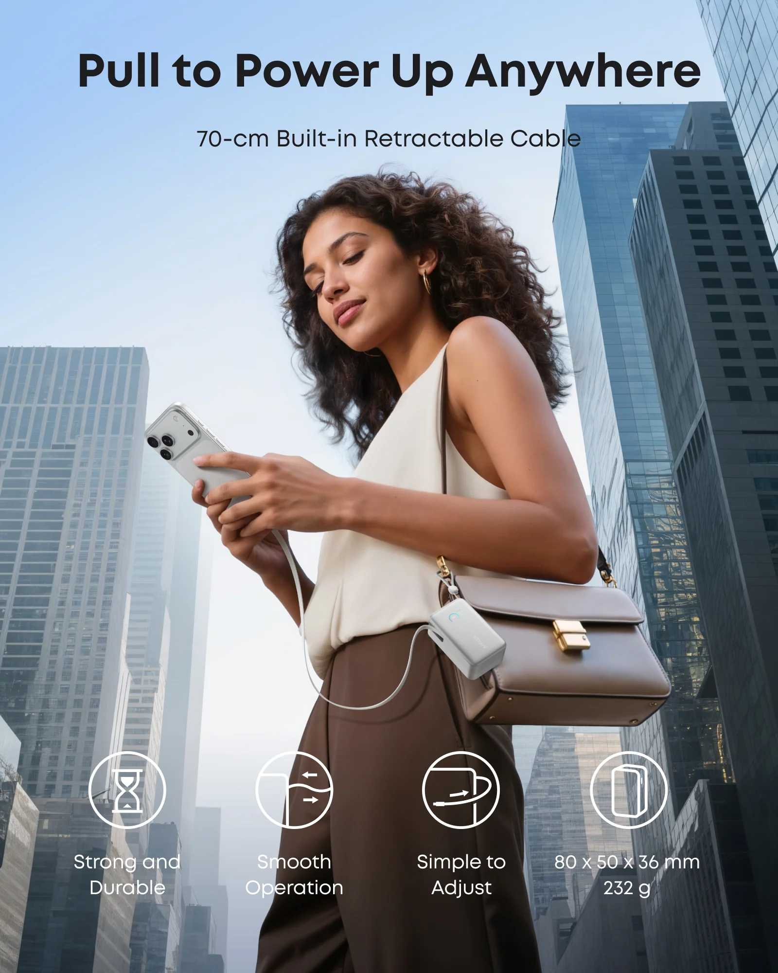 Anker Nano Power Bank (10K, 45W, Built-In Retractable USB-C Cable) - Image 17