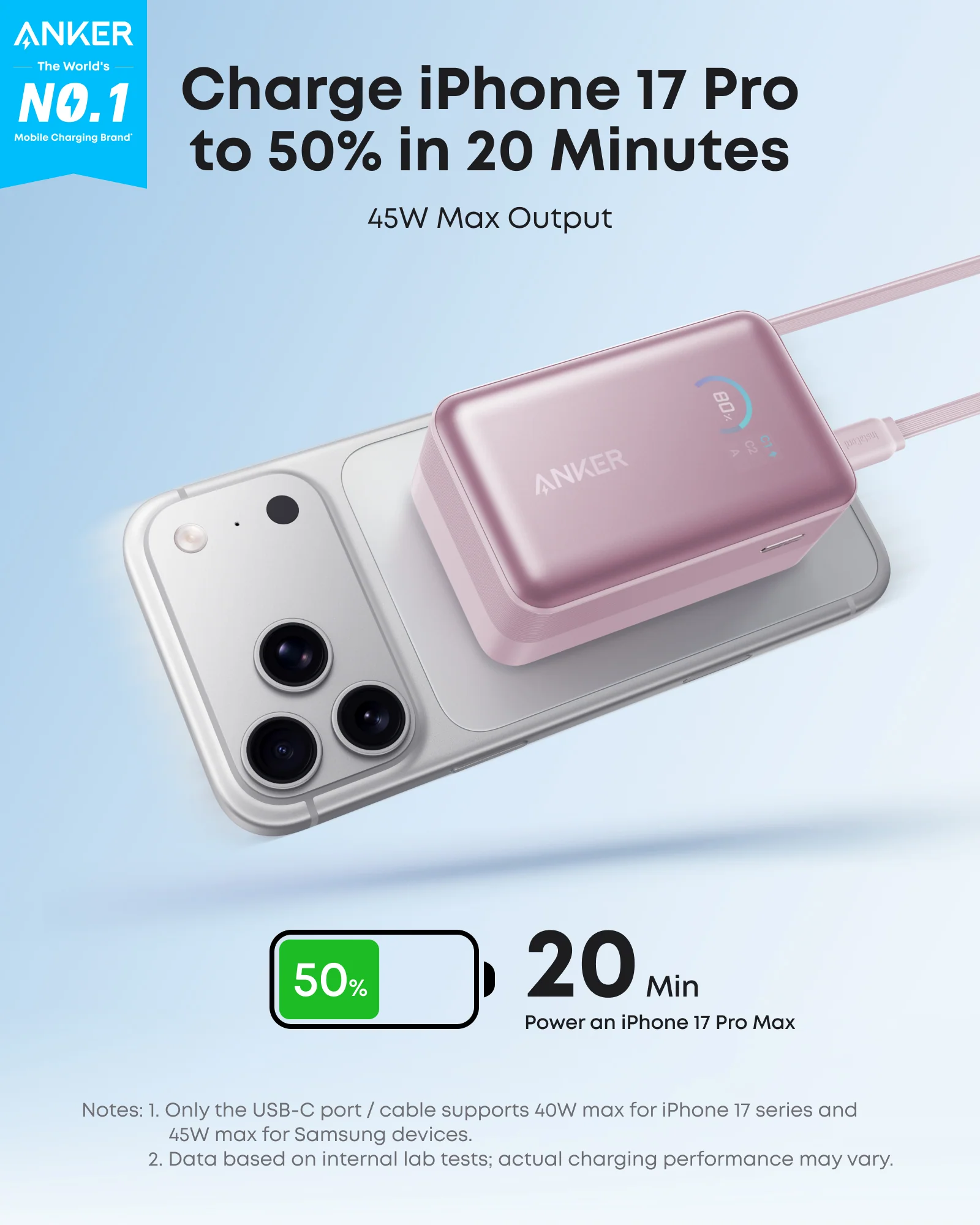 Anker Nano Power Bank (10K, 45W, Built-In Retractable USB-C Cable) - Image 21