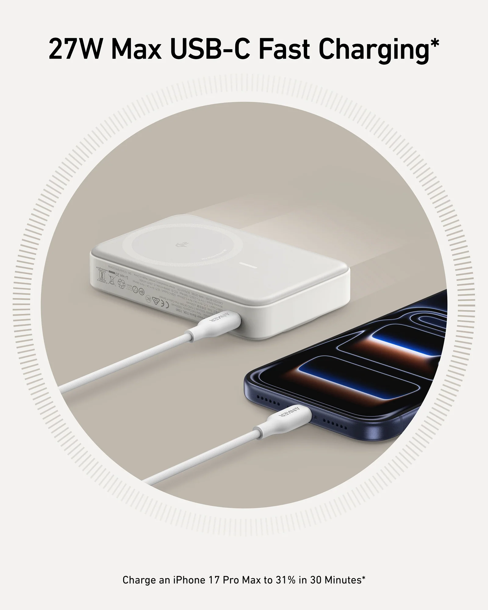 Anker MagGo Power Bank (10,000mAh), Qi2 15W Ultra-Fast Wireless Charging - Image 11