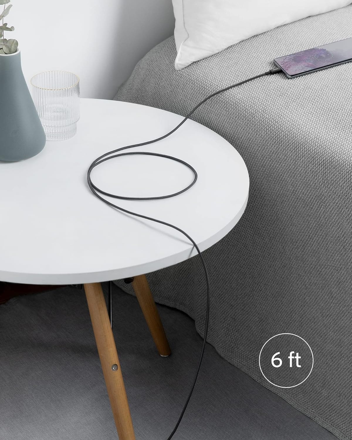 Anker USB-C to USB-C Charging Cable (1.8m Nylon), 100W USB 2.0 - Image 7