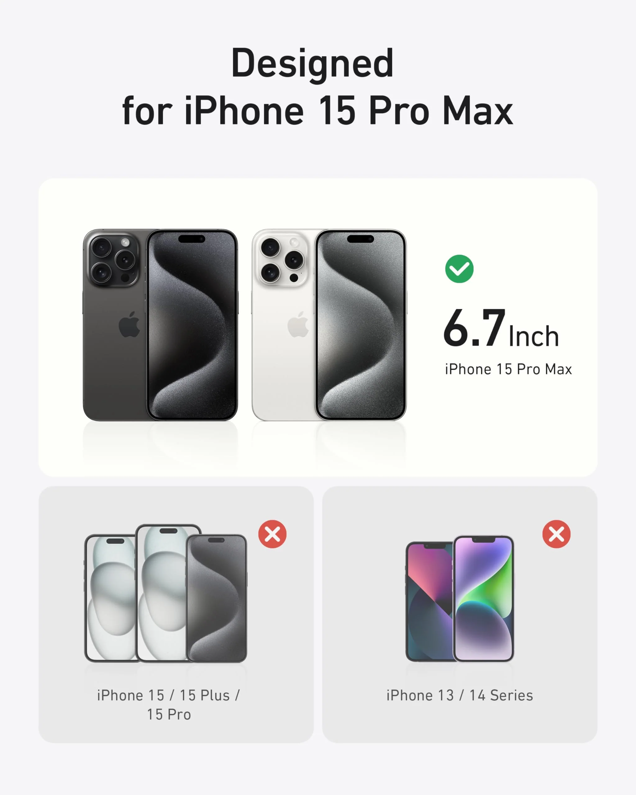 Anker MagGo Magnetic Case with Stand (360° Ring Stand, For iPhone)-Aurora White-iPhone 16 Pro - Image 12