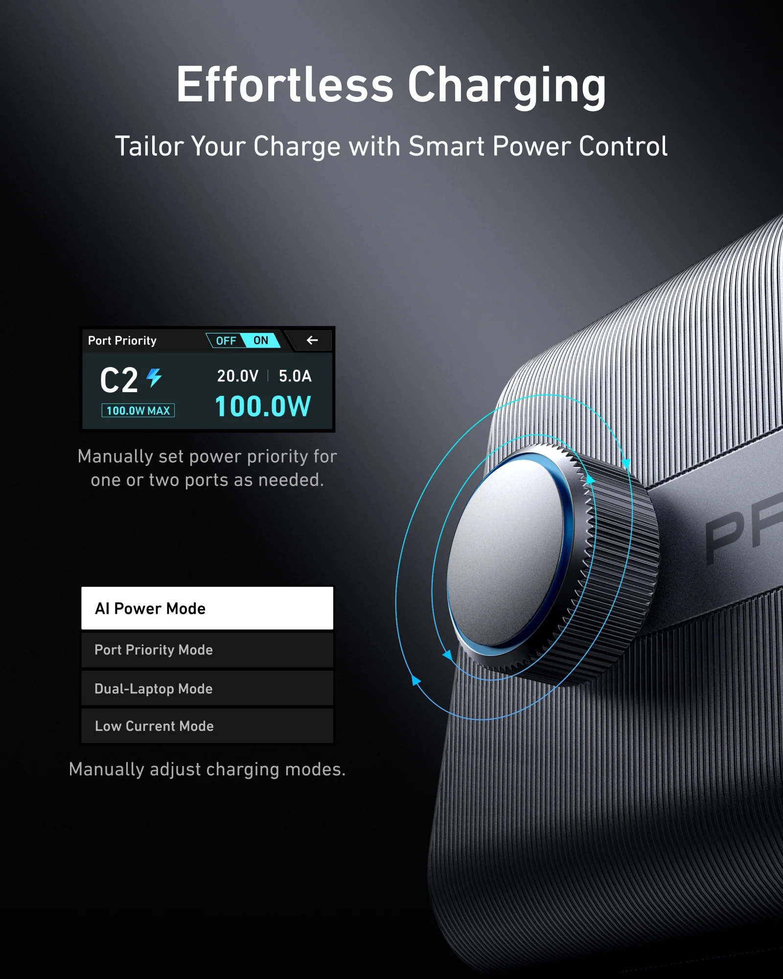 Anker Prime Charger (250W, 6 Ports, GaNPrime) and USB-C to USB-C Cable (240W, Upcycled-Braided) - Image 6