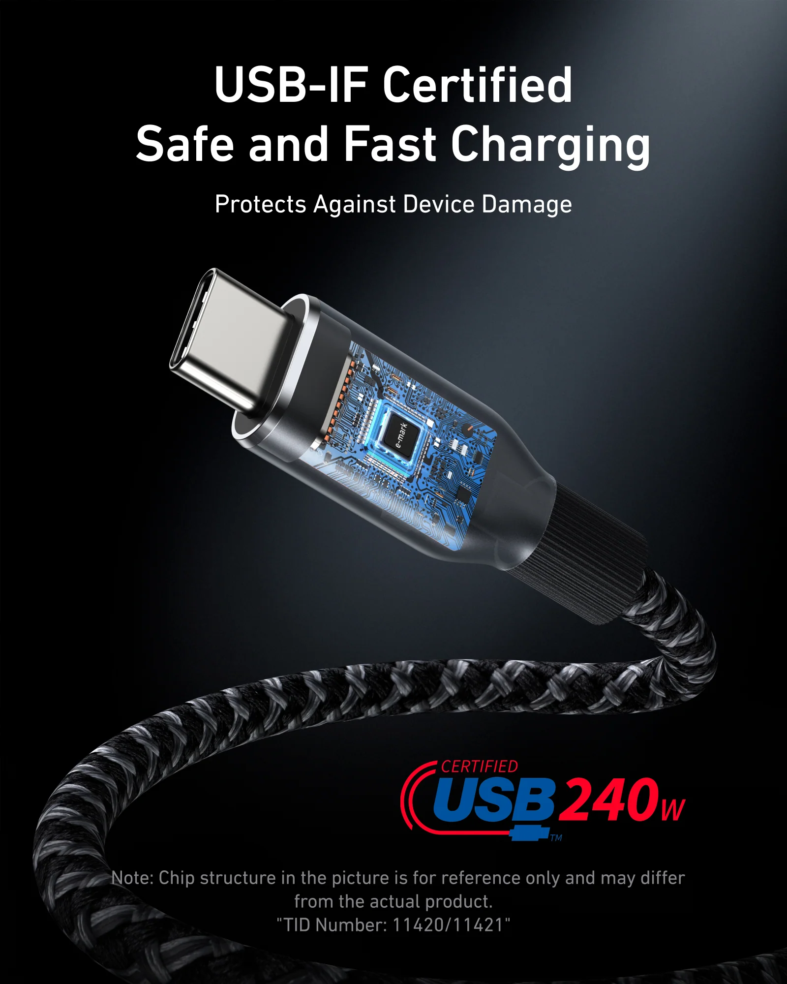 Anker Prime Charger (250W, 6 Ports, GaNPrime) and USB-C to USB-C Cable (240W, Upcycled-Braided) - Image 12
